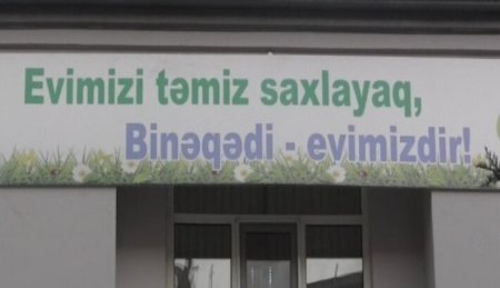 Binəqədidə sakinlər çarəsiz durumda... - Rəsmilərsə deyir ki...