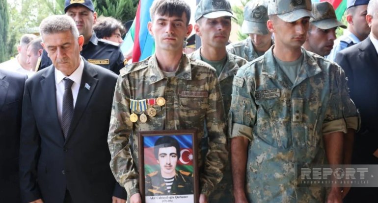 İtkin-şəhid Akif Qurbanov Sulutəpədə dəfn edildi