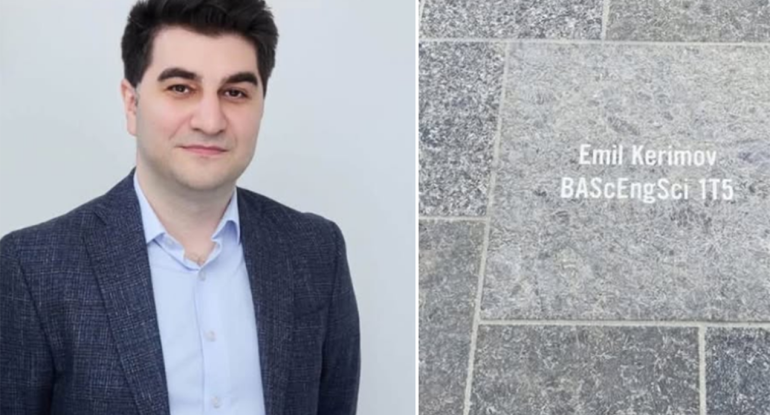 Həmyerlimizin adı Kanadada əbədiləşdirildi – FOTO
