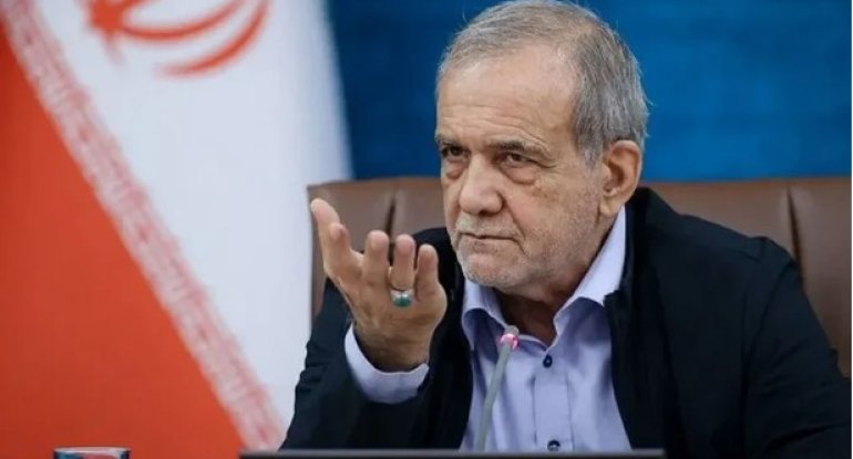 Pezeşkian İsraili atom bombasına sahib olmaqda ittiham edib
